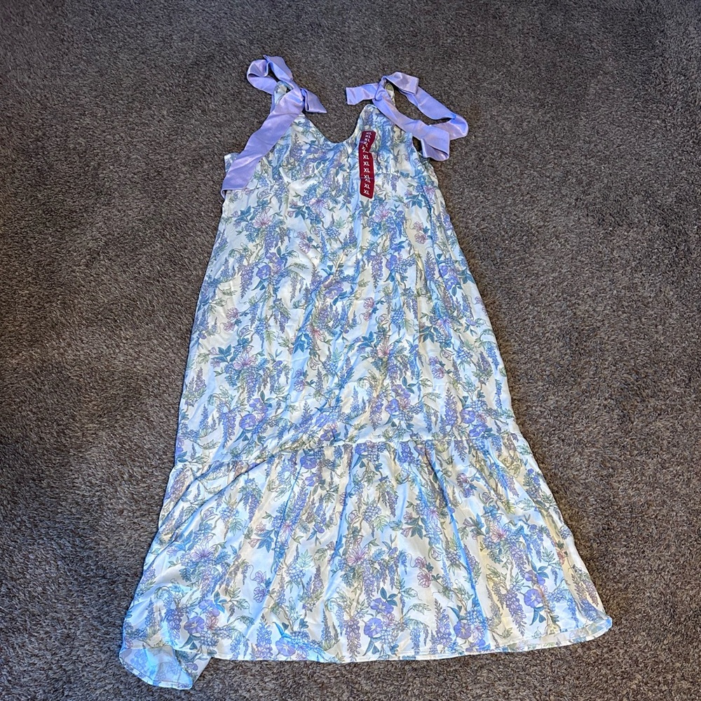 Women’s floral slip maxi dress XL